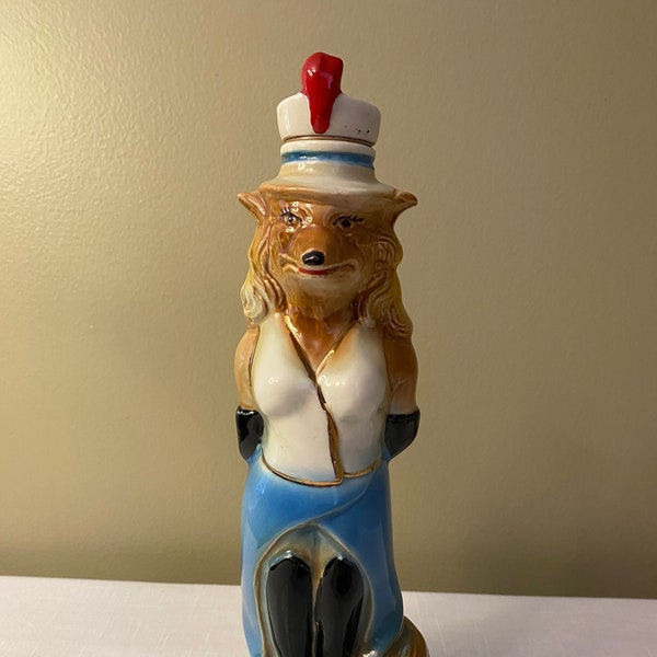 Jim Beam Decanters Fox Etsy