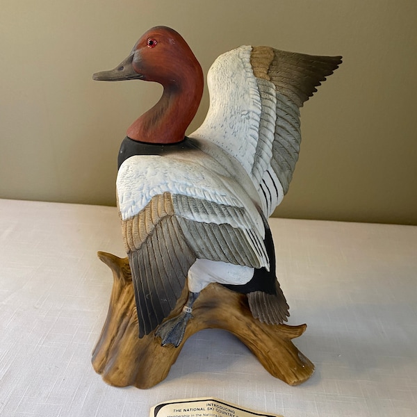 Rare-1981 "Canvasback" Ducks Unlimited - Limited Edition Ski Country Whiskey Decanter
