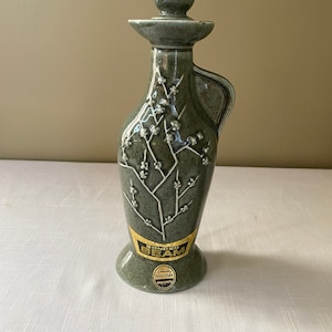 Vintage-1965 &quot;Green China Jug&quot; Jim Beam Bar Decanter