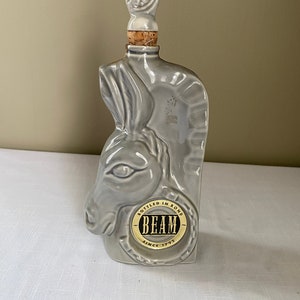 Vintage-1956 &quot;Democratic Elephant&quot; Jim Beam   Decanter