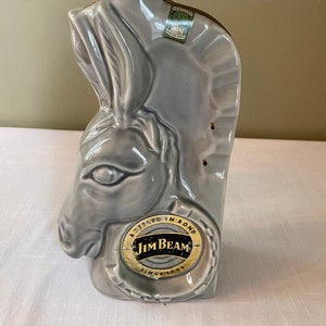 Vintage-1956 &quot;Democratic Elephant&quot; Jim Beam   Decanter