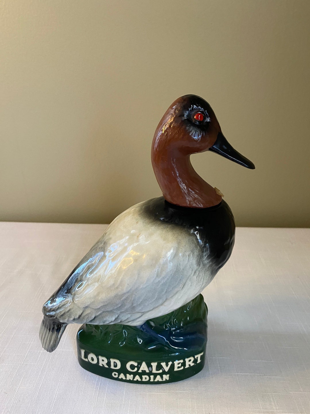アンティーク Duck Decanter あひるのデキャンタ 骨董 刻印