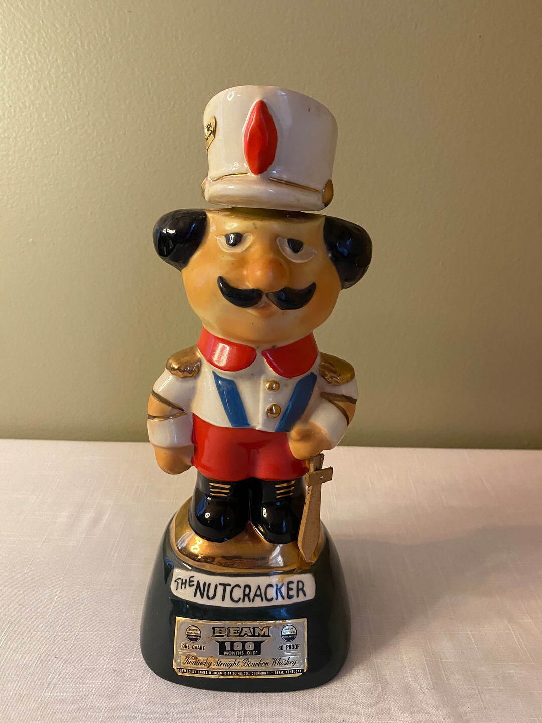 Vintage1978 nutcracker National Ballet of Illinois Jim Beam Whiskey