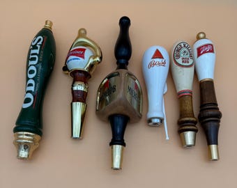 Tiradores de grifo raros de la década de 1980: O'Doul's, Budweiser, Michelob, Bass, George Killians, Schlitz