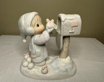 エネスコ　プレシャスモーメント　ヴィンテージ クリスマス 人形セット エネスコ プレシャス・モーメンツ - ハロー、そしてメリー・クリスマス