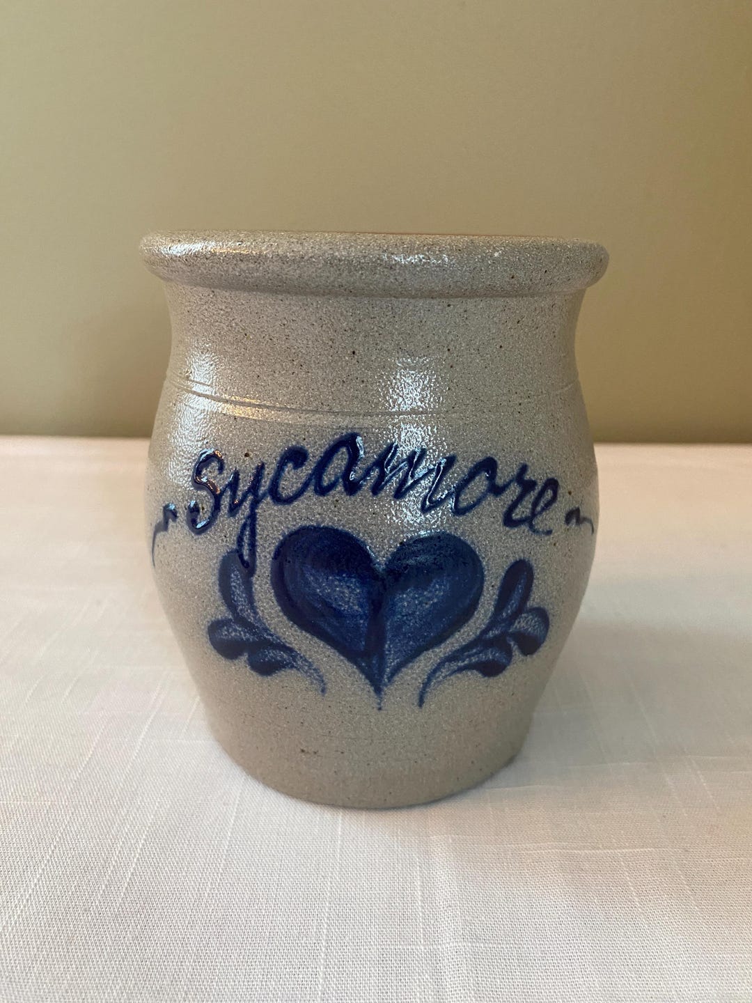 ROWE POTTERY ソルト・ガレイズド陶器製シュガーポット U.S.A.製 Rare-rowe Pottery Works Salt Glaze, 1994 