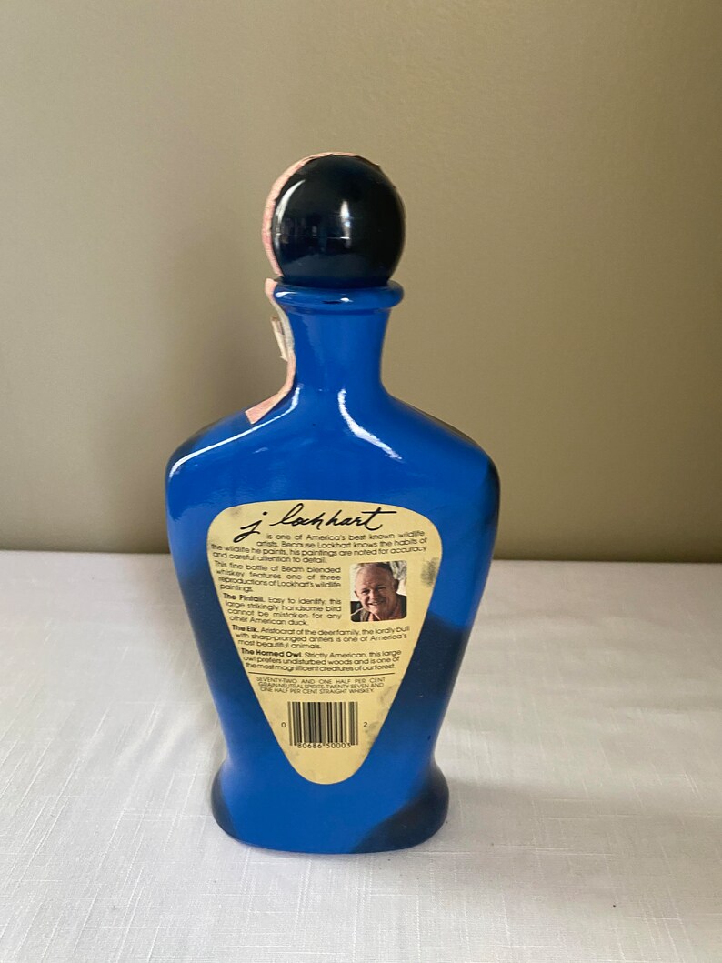 Vintage1981 pintail Duck Jim Beam Whiskey Decanter Etsy