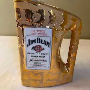 Vintage-1975 Jim Beam 180th Anniversary 1795 Jim Beam Pitcher with Original Letter