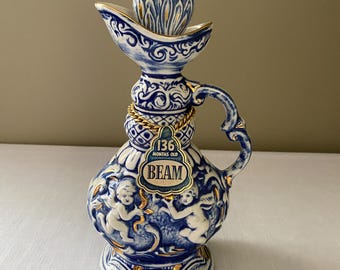 RARE-1960 "Cherub Angels" 136 Months Jim Beam Barware Bar Decanter