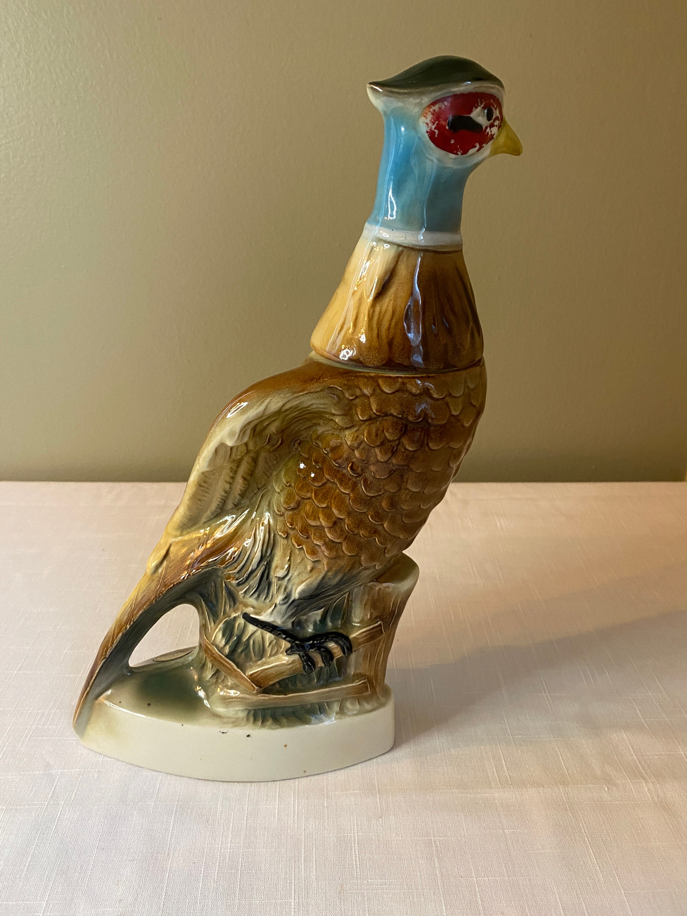 Rare1961 pheasant Jim Beam Whiskey Decanter Etsy