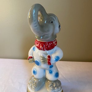 Vintage-1968 &quot;Republican Elephant&quot; Jim Beam   Decanter