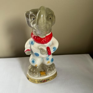 Vintage-1968 &quot;Republican Elephant&quot; Jim Beam   Decanter