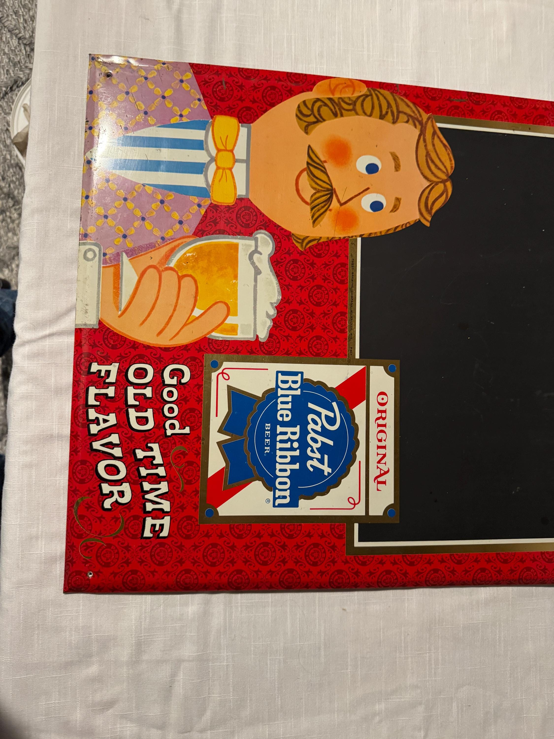 Rare-1950's Pabst Blue Ribbon 