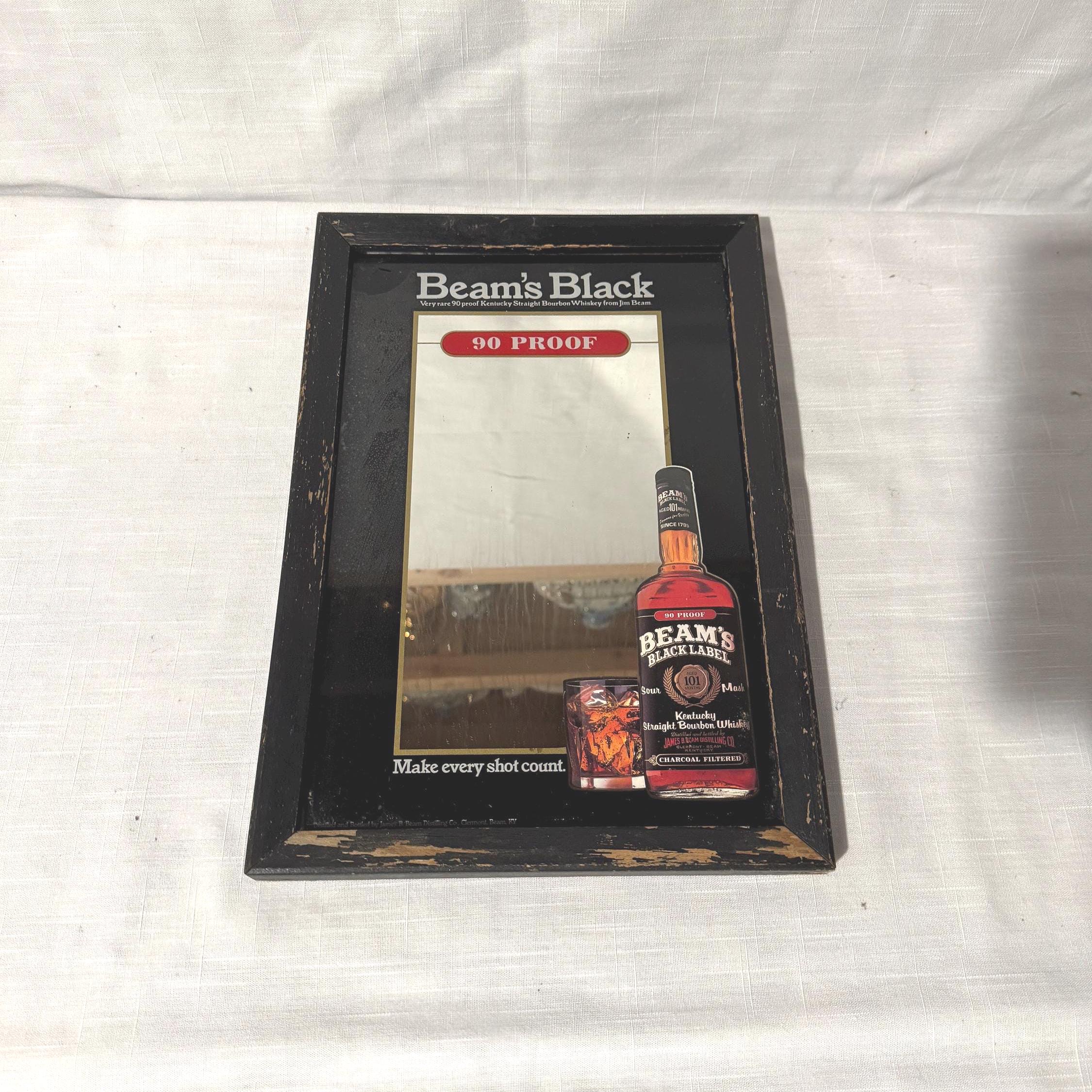 パブミラー　インテリア　JIM BEAM BLACK　ジンビーム　ヴィンテージ 楽天市場】パブミラー バーミラー 鏡 壁掛け ジムビーム ロゴ