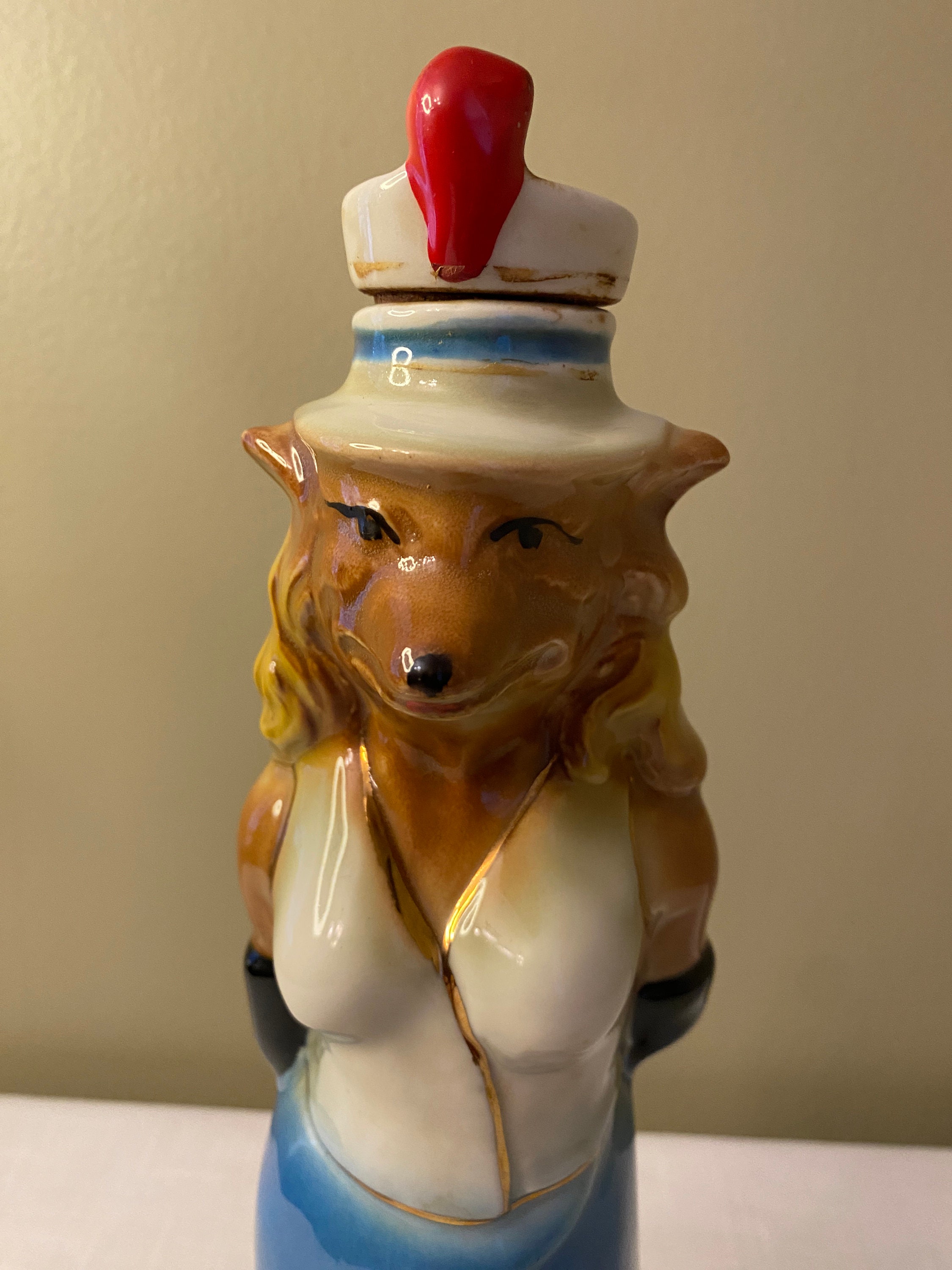 Vintage 1974 renee the Fox Jim Beam Decanter Etsy