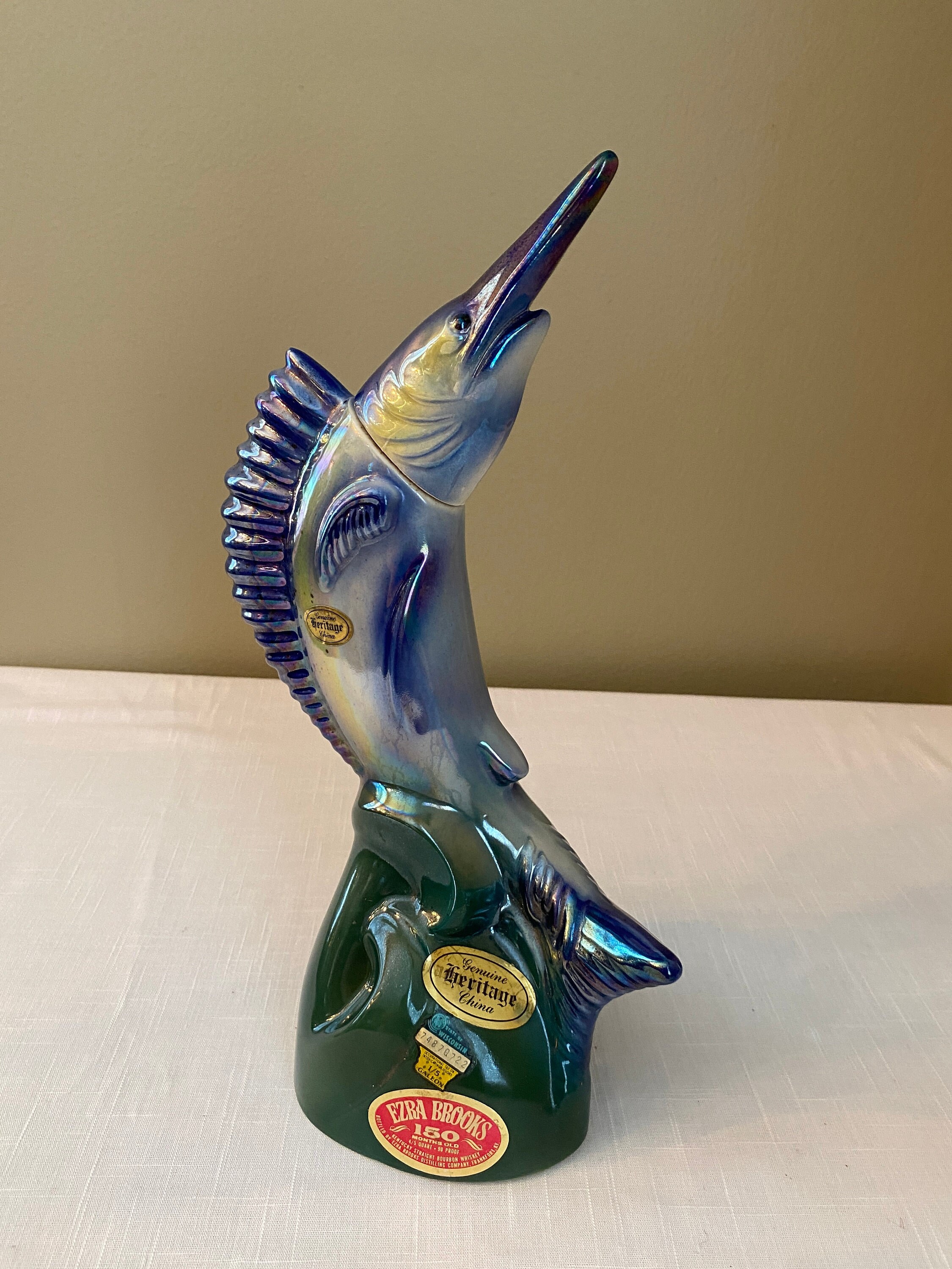 Blue Marlin Figurine - Etsy