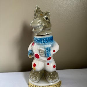 Vintage-1968 &quot;Democrat Donkey&quot; Jim Beam   Decanter
