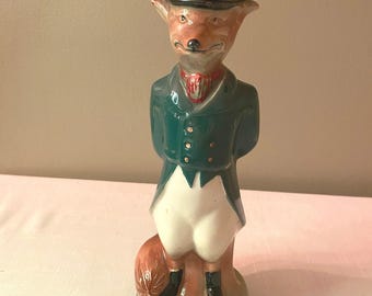VERY RARE 1965-Vintage "Green Fox" Jim Beam Bar Decanter