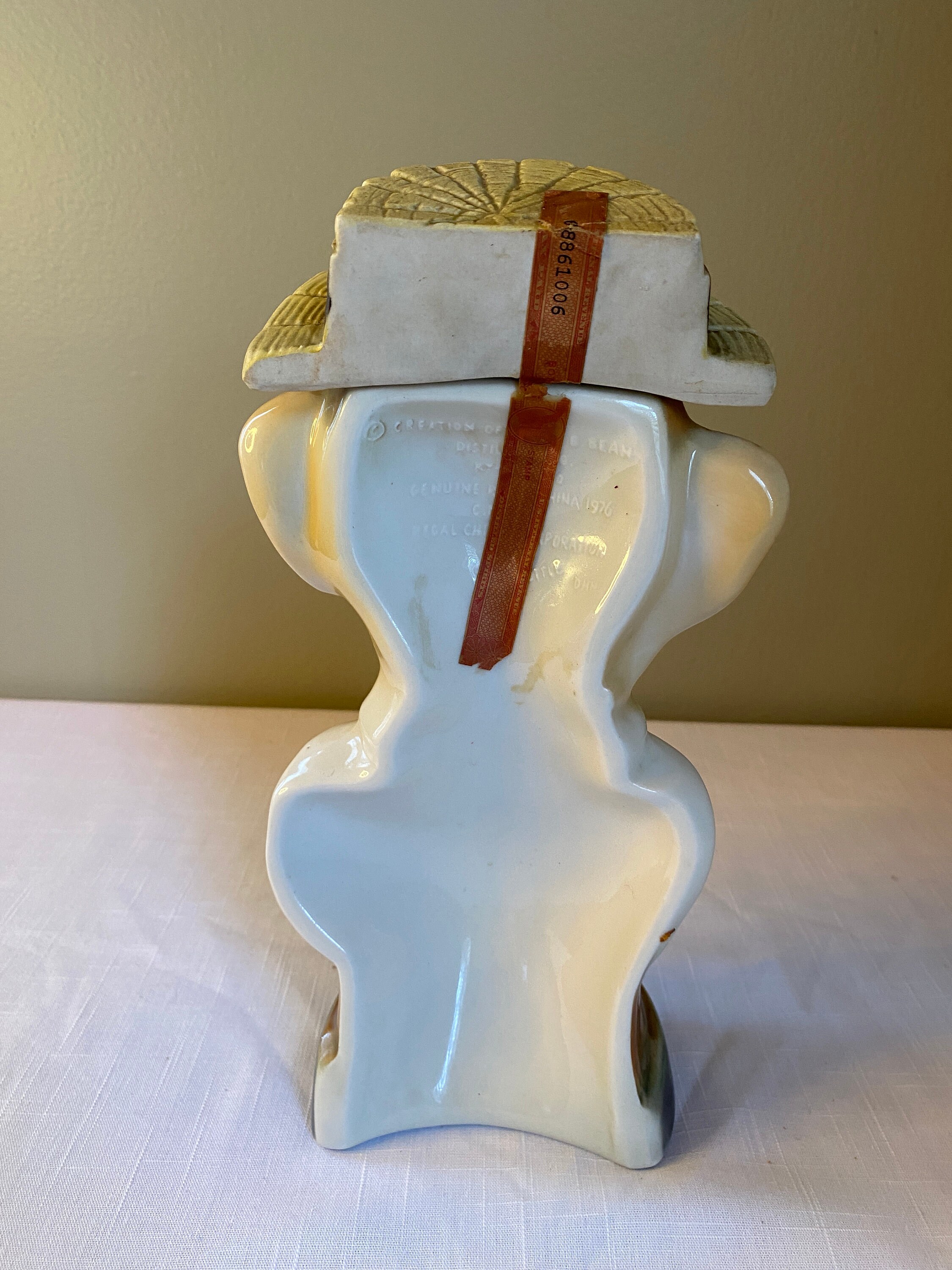 70sレアMortimer Snerd俳優ジンビームデカンタアメリカアンティーク 70sレアMortimer Snerd俳優ジンビームデカンタアメリカ