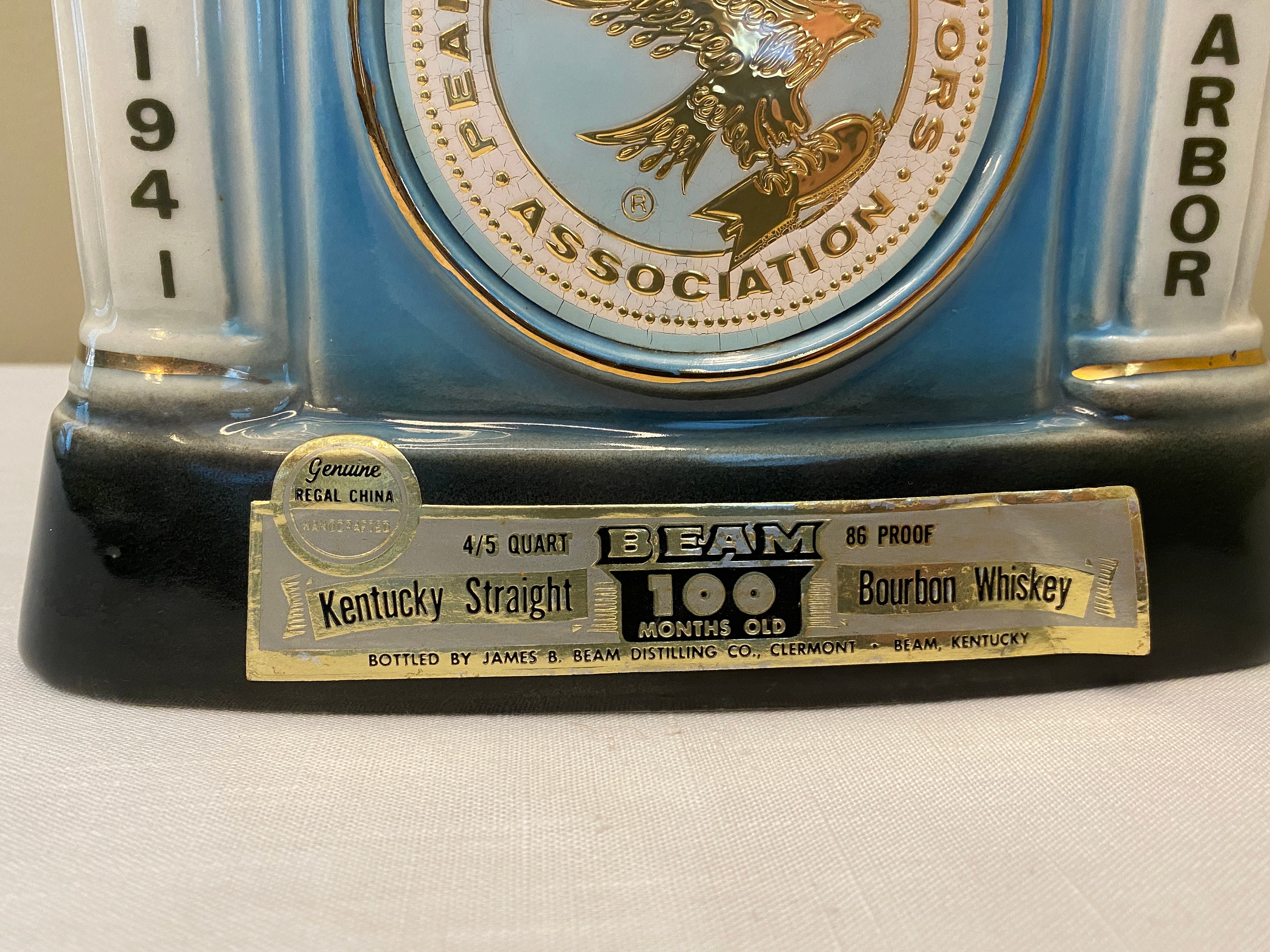 Rare 1972 Pearl Harbor Survivors Association Jim Beam Decanter Etsy