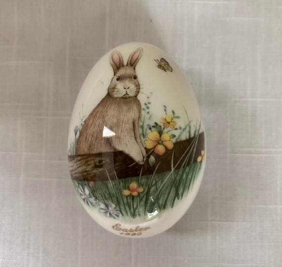 【希少】ヴィンテージ Noritake イースターEgg ５種 Vintage-1990 Limited 20th Edition Easter Noritake Egg 