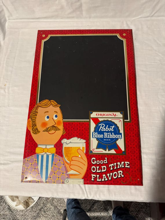 Rare-1950's Pabst Blue Ribbon 