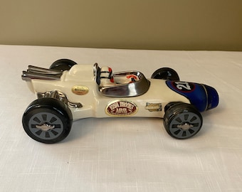 Vintage-1973 "#21 Indy Car" Ezra Brooks Bar Barware Car Decanter