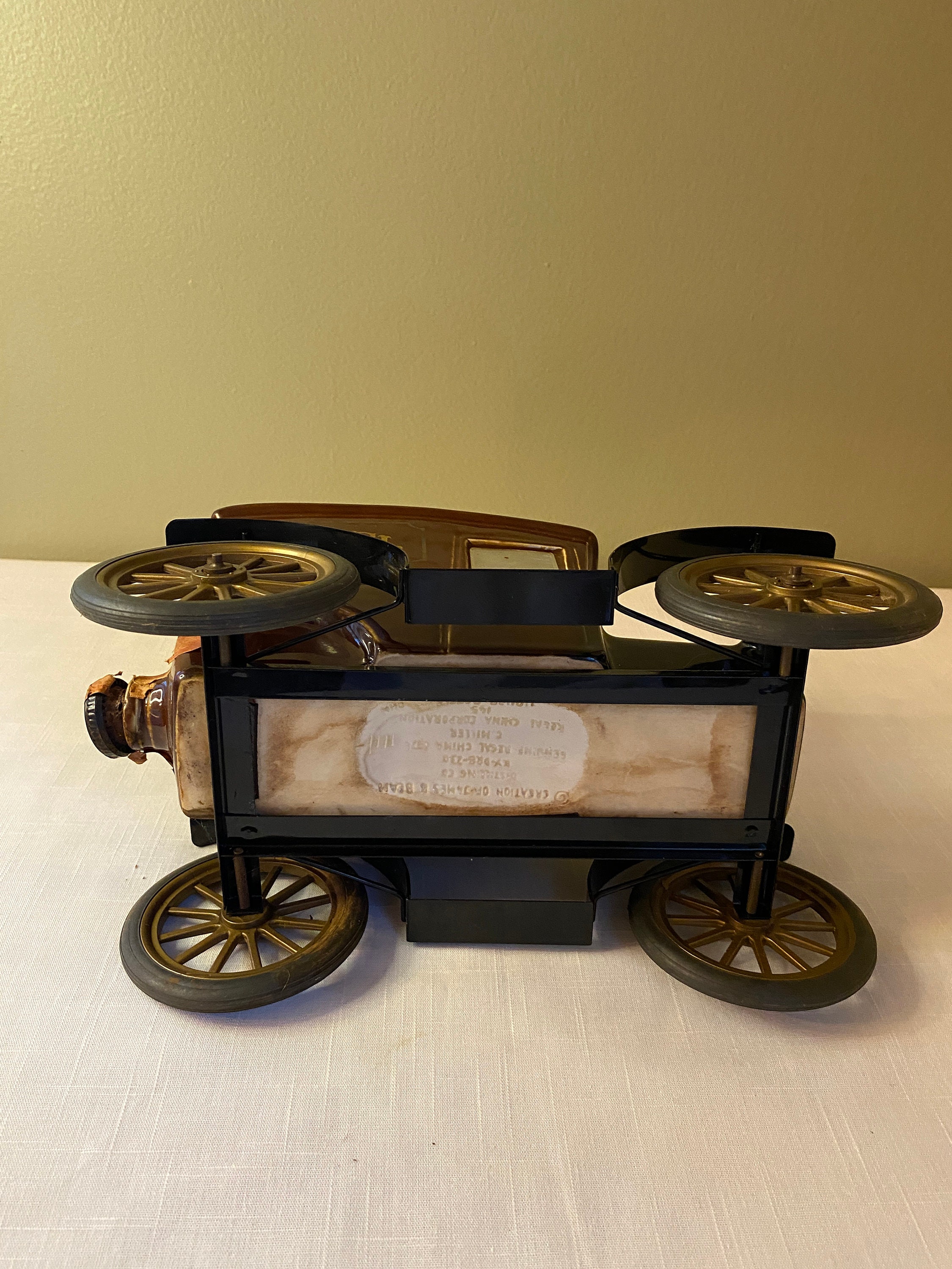 RARE-1974 Jewel Tea Co. Delivery Wagon Truck Jim Beam Car Bar