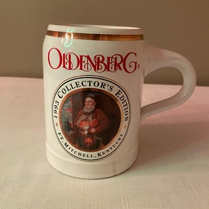 Vintage-1993 Oldenberg Collectors Edition Ft. Mitchell Kentucky Ceramic/ Porcelain Stein