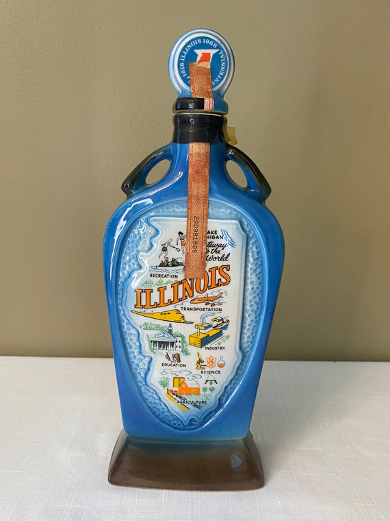 1968年製JIM BEAM 象の陶器ビンテージボトル 1968年製JIM BEAM 象の陶器ビンテージボトル Vintage-1968 Illinois