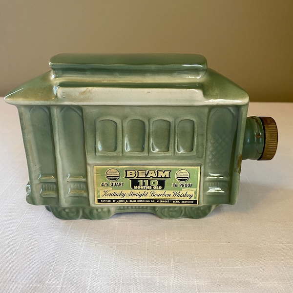 Jim Beam Train Car Decanters Etsy