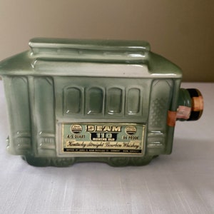 Vintage - 1968 San Francisco Cable Car - Jim Beam Decanter