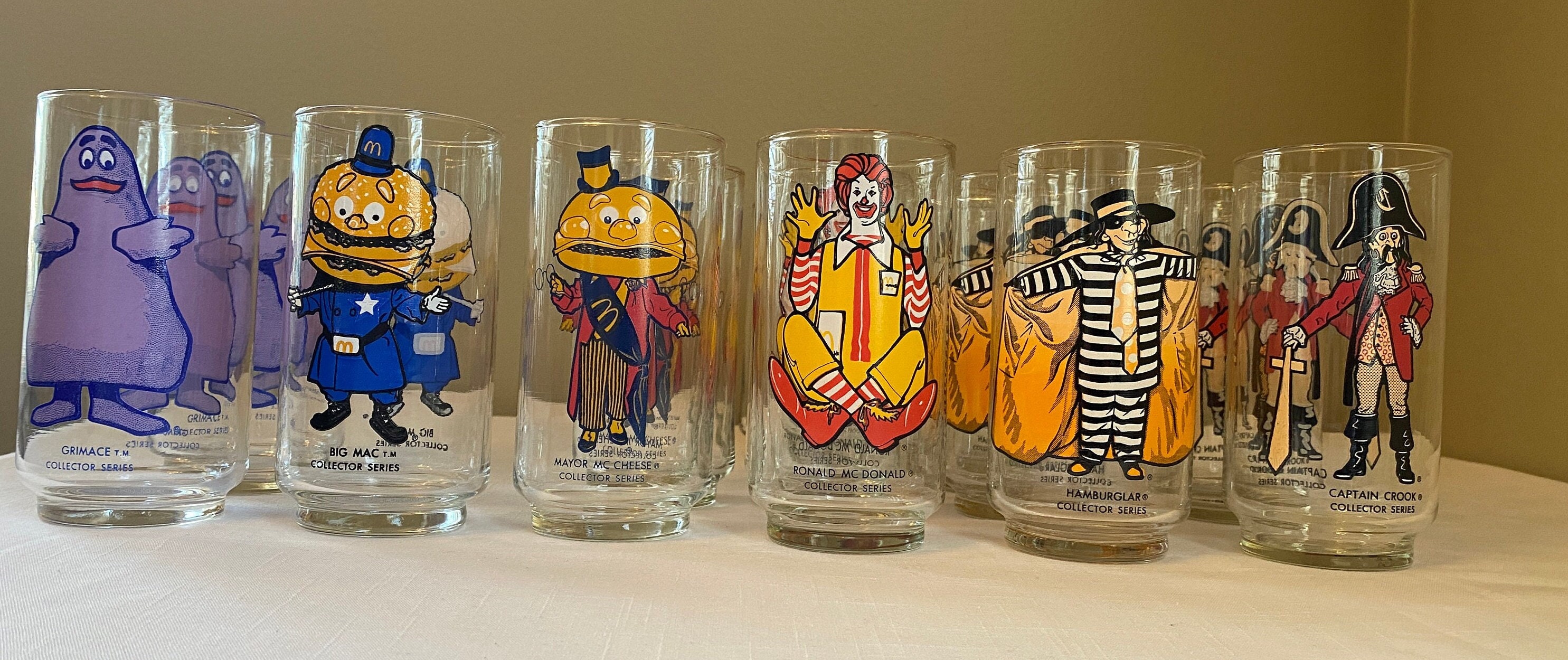 Vintage-1970's Mcdonald's Glasses - Etsy
