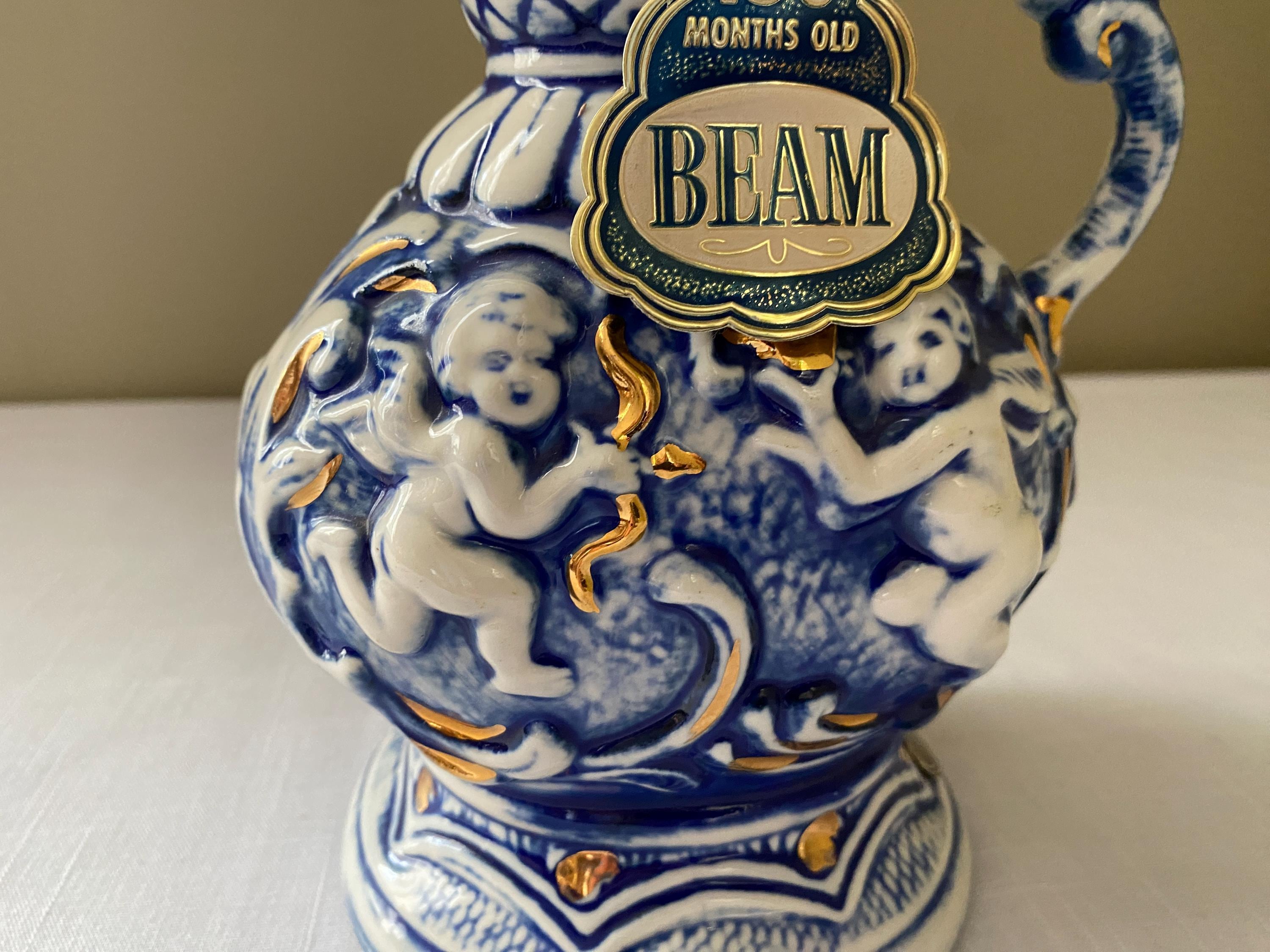 未開栓 Jim Beam ジムビーム 100 Months Old 陶器ボトル 未開栓 Jim