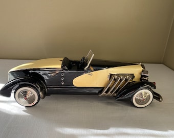 Ultra Rare-1980 "1933 Duesenberg" Speedster Model SJ Supercharged   Car Decanter