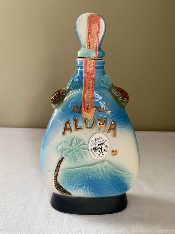 ビンテージ Jim Beam フィギュアボトル デキャンタ ハワイアン Vintage-1971 Hawaii Aloha 