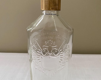 VERY RARE-1970's "Smirnoff" Double Eagle Crest Flask Bar Bottle Decanter
