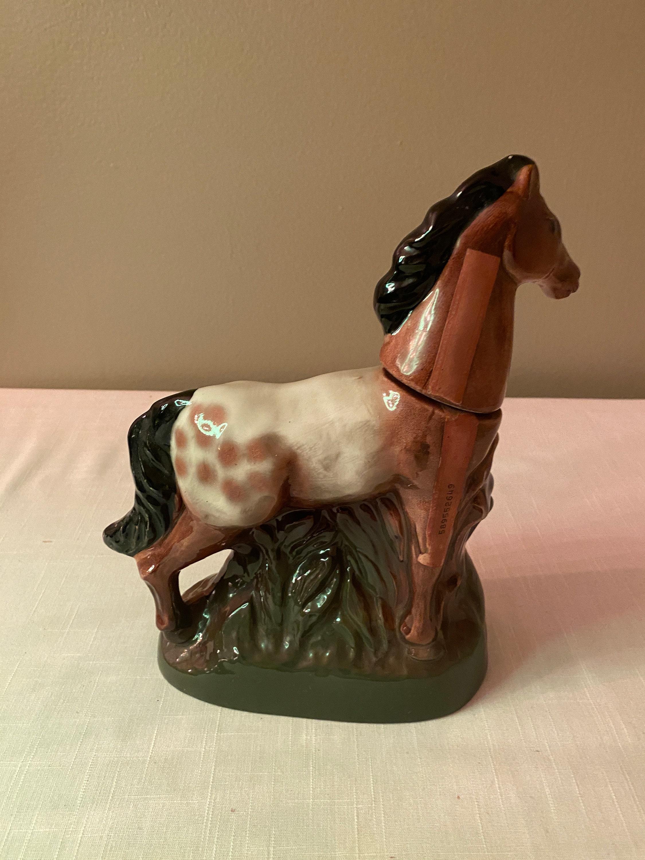 Vintage1974 appaloosa Horse Jim Beam Whiskey Decanter Etsy