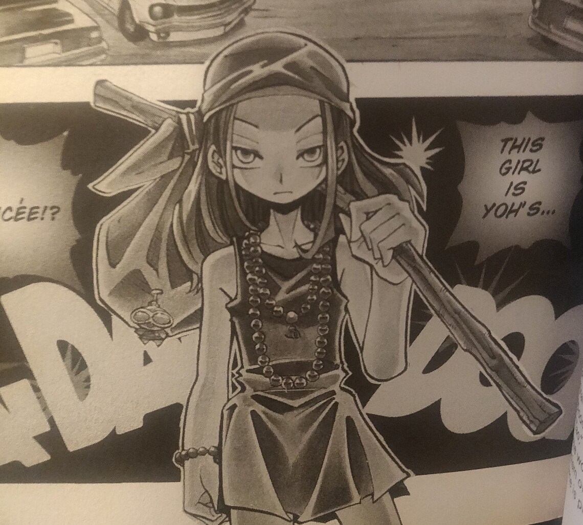 Shaman King Anna Kyoyama Keychain Etsy