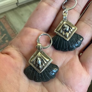 Gemstone, Rustic, Boho, Carved Jasper, Kuchi Charms, Dangles