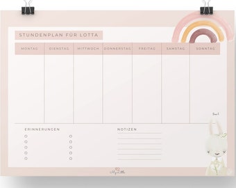 Calendrier arc-en-ciel, scolarisation, 1er jour d'école, rentrée scolaire, cône scolaire, semestre, fille, cadeau, organisation, cadeau scolarisation