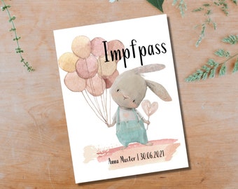 Hülle Impfausweis 'Hase' | Impfpasshülle My-Little