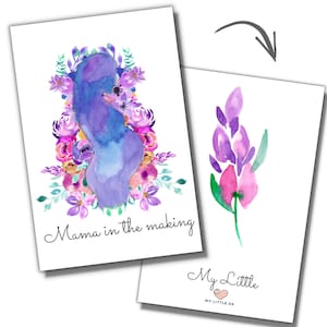Mother Passport Sleeve + Ultrasound Compartment My-Little Mama in de maak