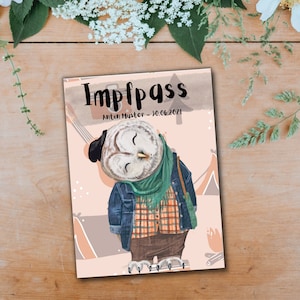 Hülle Impfausweis 'Eule' | Impfpasshülle My-Little