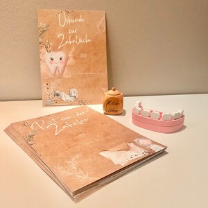 Zahnfee / 20 Karten Set / Milchzahn / My Little / Geschenk / Zahnkalender / Zertifikat / Meilenstein / Geburtstag / Einschulung / Wackelzahn Bild 2