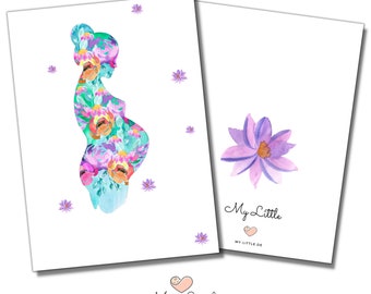 NEW Mother passport cover Baby belly 2.0 | Cover Mother's Passport My-Little | customizable