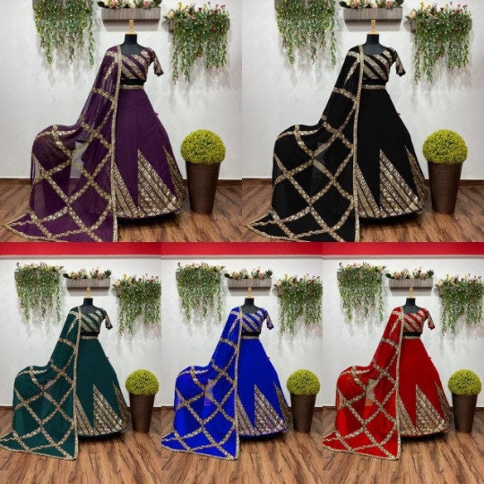 Designer lehenga choli for women party wear Bollywood lengha | Etsy