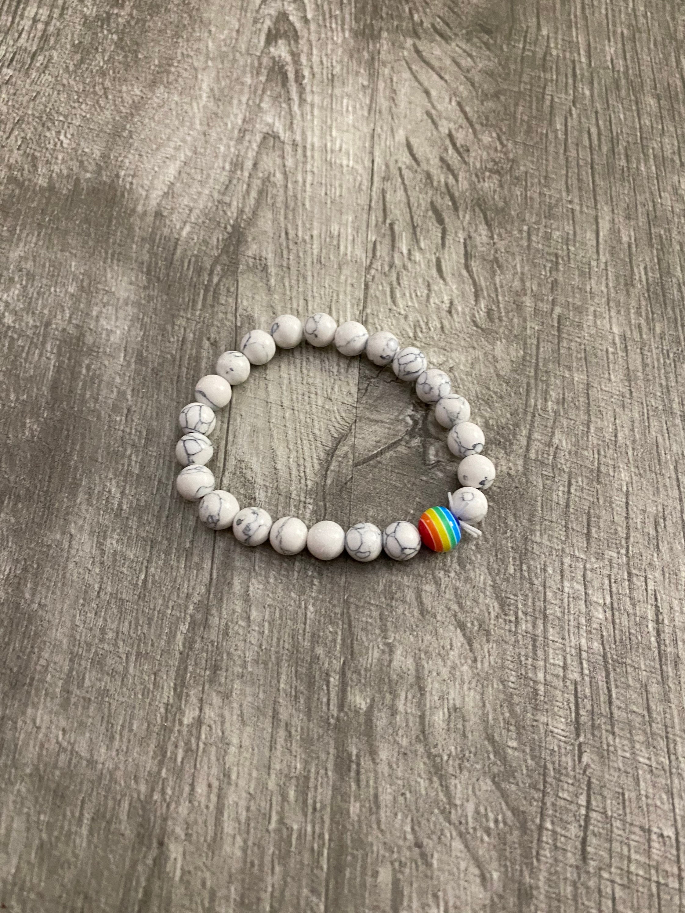 LGBTQ+ Pride Rainbow Beaded Bracelet - Etsy