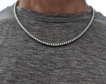 Real 925 Sterling Silver 1mm Venetian Chain 16-24 Inches Chains Fancy