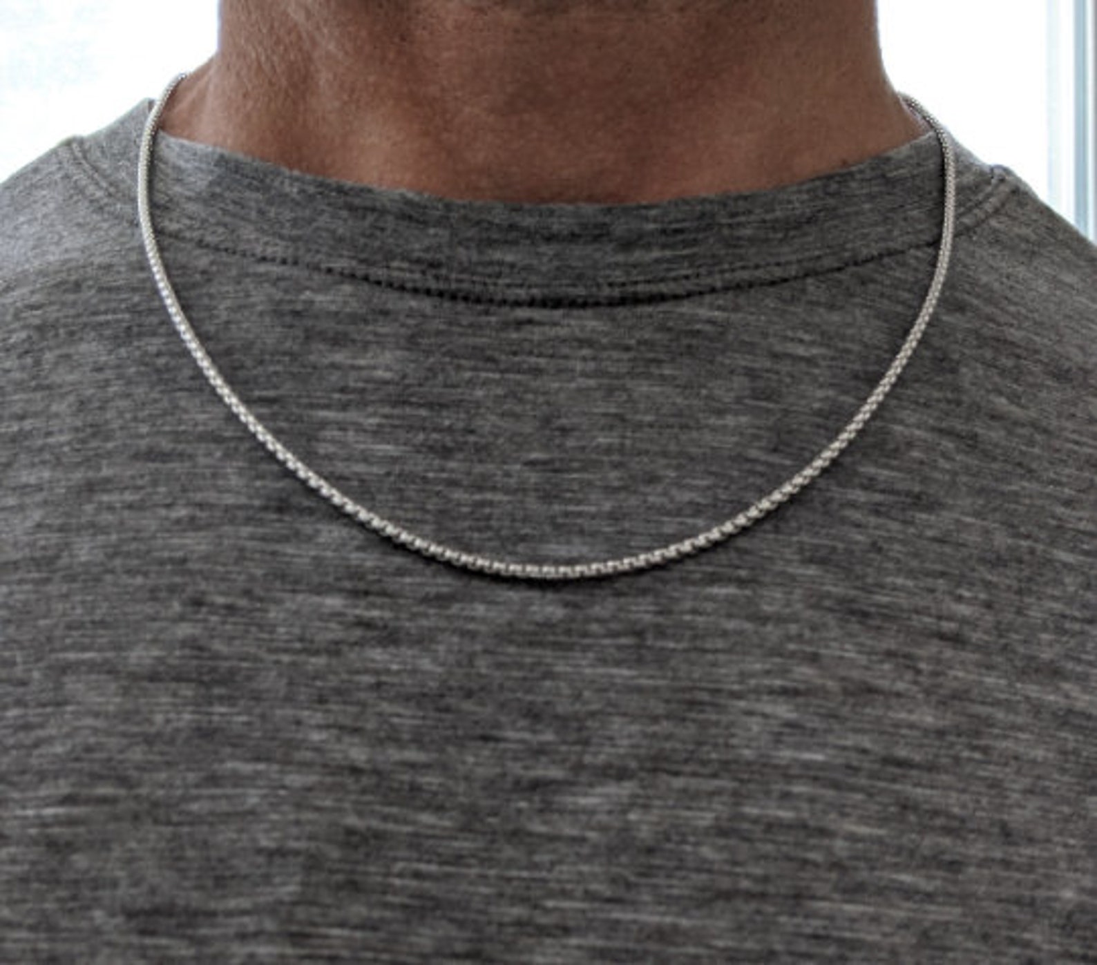 Mens Personalized Necklace Silver Pendant Custom Pendant Etsy